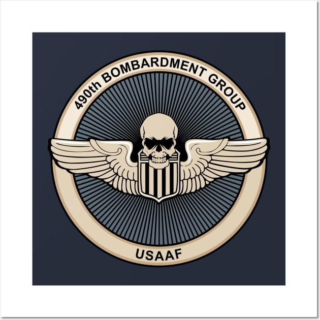 WW2 490th Bombardment Group - USAAF Wall Art by TCP